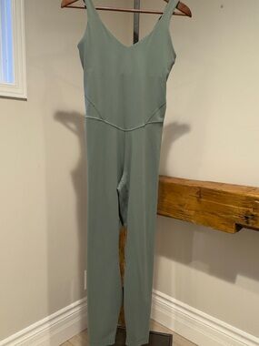 Lululemon Align Bodysuit Jumpsuit Sage Green – Size 6 💚